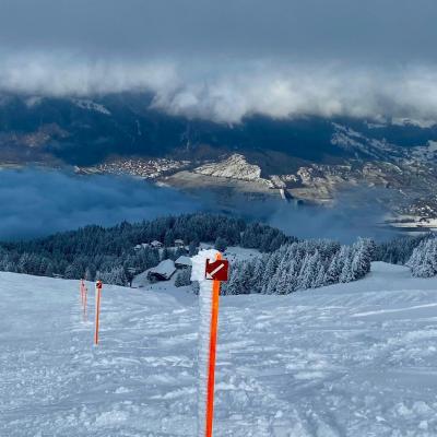 Schilder Schnee Panorama